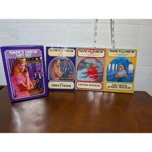 VINTAGE Nancy Drew Mystery Stories GIFT SET Books 57 60 64 Wanderer Paperbacks